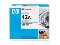 Cartucho de tner negro HP 42A LaserJet (Q5942A)